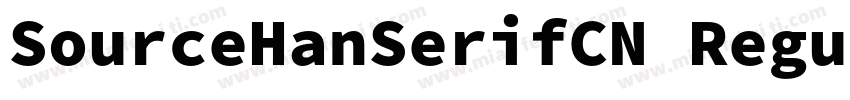 SourceHanSerifCN Regularmlgkt字体转换